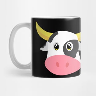 Cute Cow - Cowface Bow farmers Face Mug